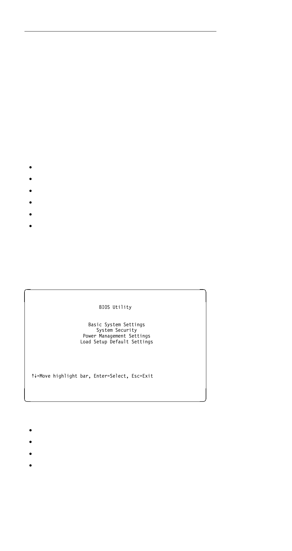 Bios utility | IBM 310ED User Manual | Page 35 / 120