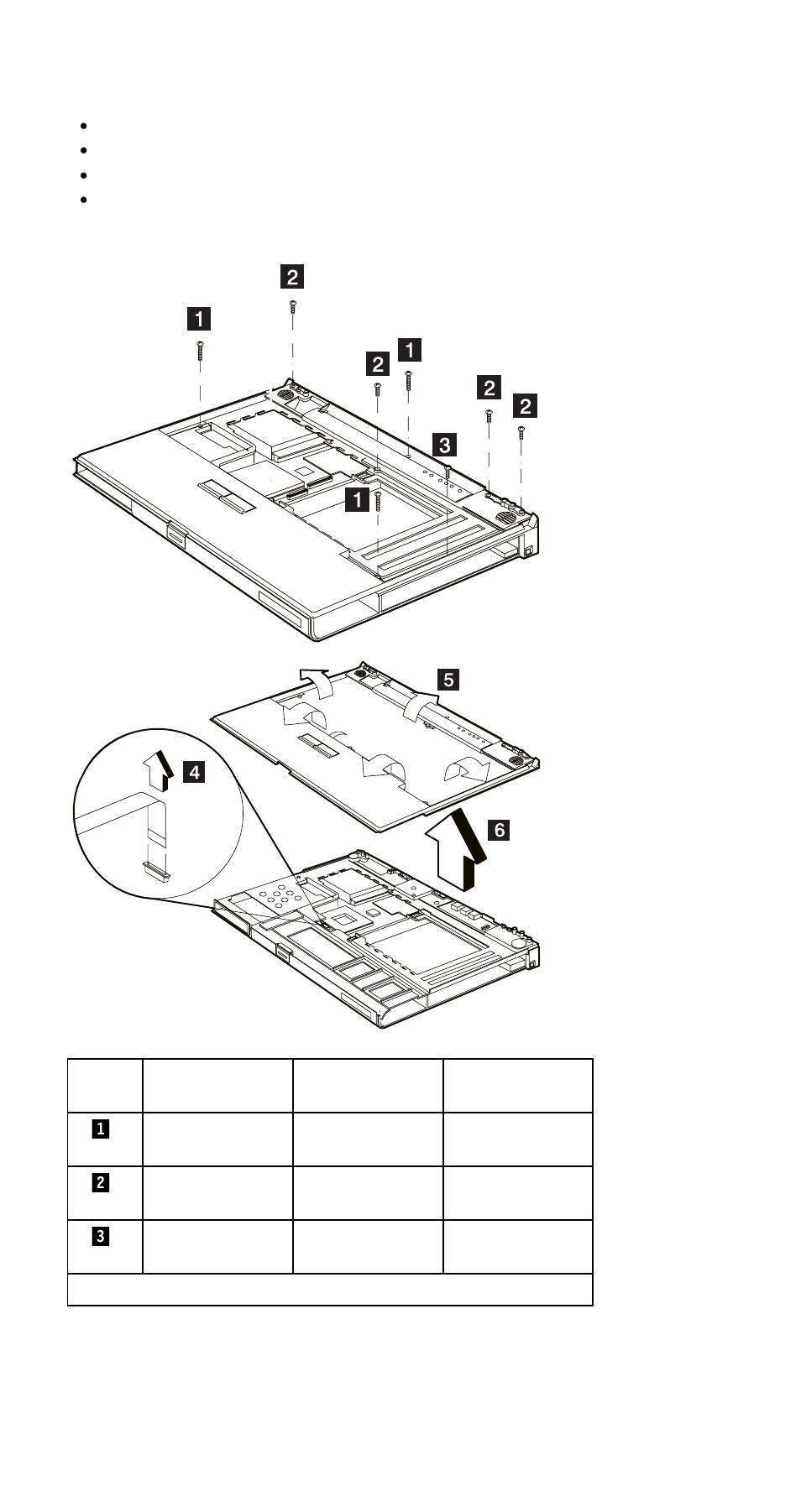 Inside assembly, Upper base | IBM 310ED User Manual | Page 75 / 120