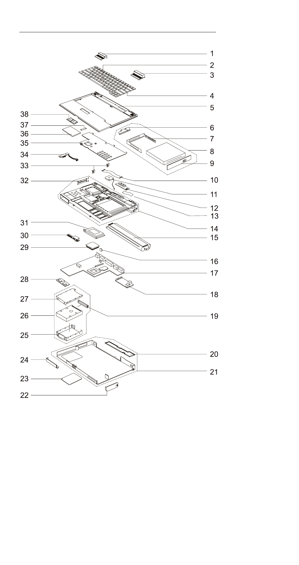 310 - system unit parts listing | IBM 310ED User Manual | Page 94 / 120