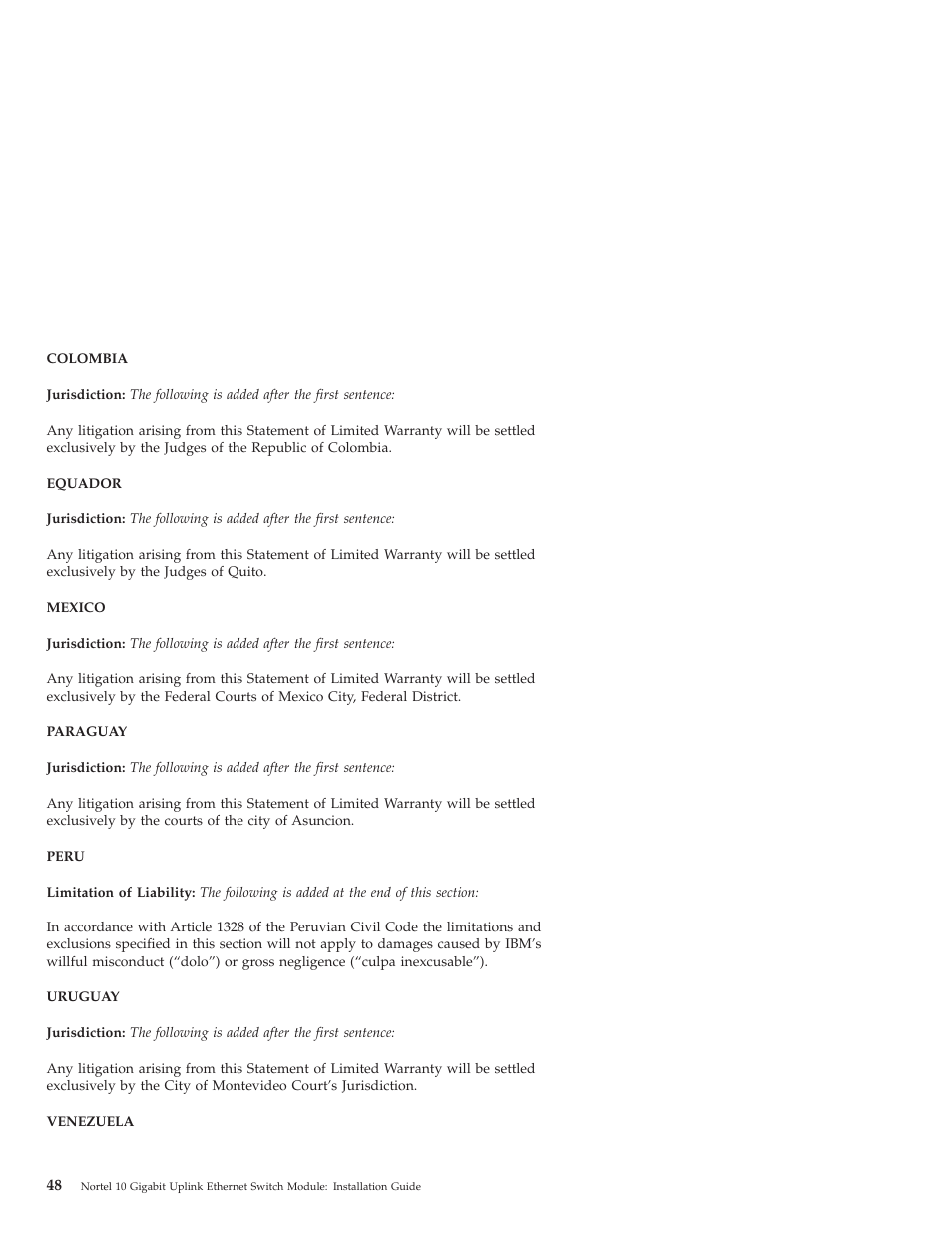 IBM Nortel 10 User Manual | Page 58 / 90