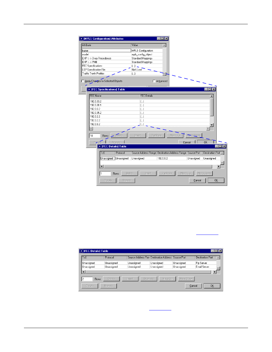 Figure 6-2, Specifying fec attributes | IBM 6 MPLS User Manual | Page 4 / 22