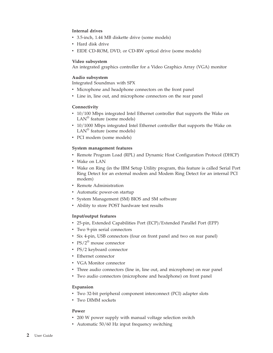 IBM NETVISTA 8318 User Manual | Page 14 / 52