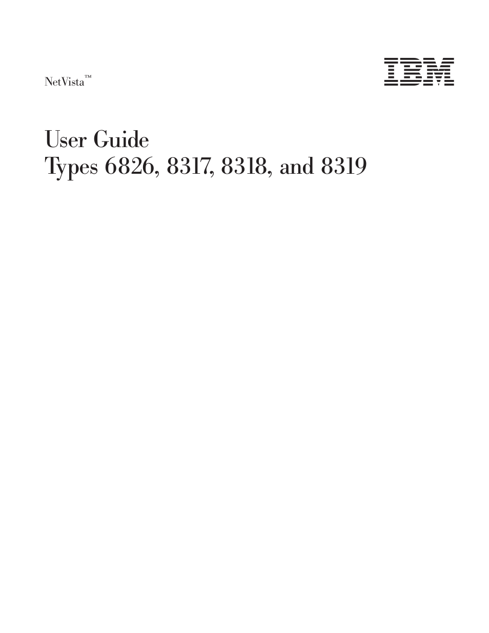 IBM NETVISTA 8318 User Manual | Page 3 / 52
