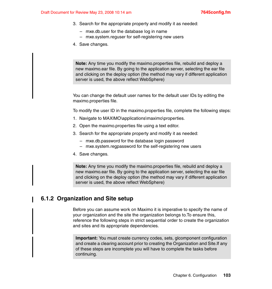 2 organization and site setup | IBM MAXIMO SG24-7645-00 User Manual | Page 117 / 152