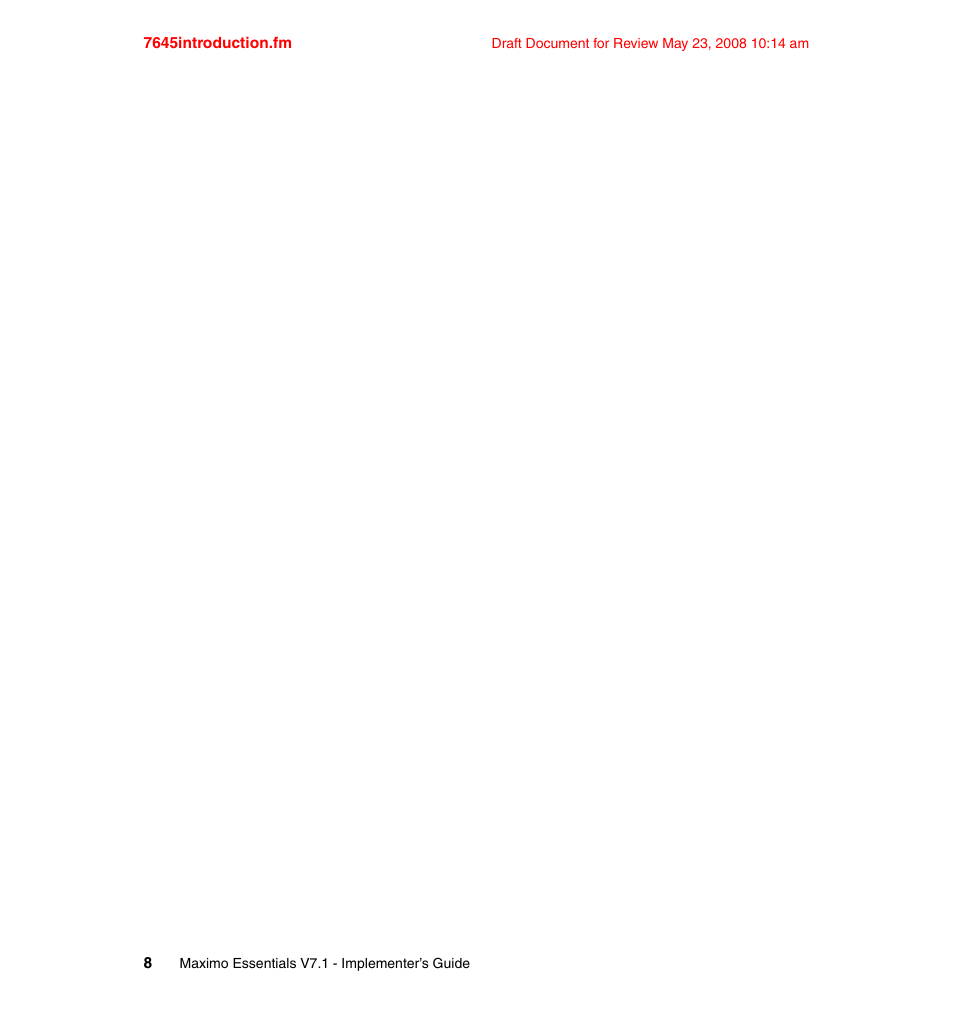 IBM MAXIMO SG24-7645-00 User Manual | Page 22 / 152