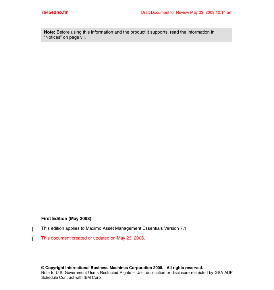 IBM MAXIMO SG24-7645-00 User Manual | Page 4 / 152