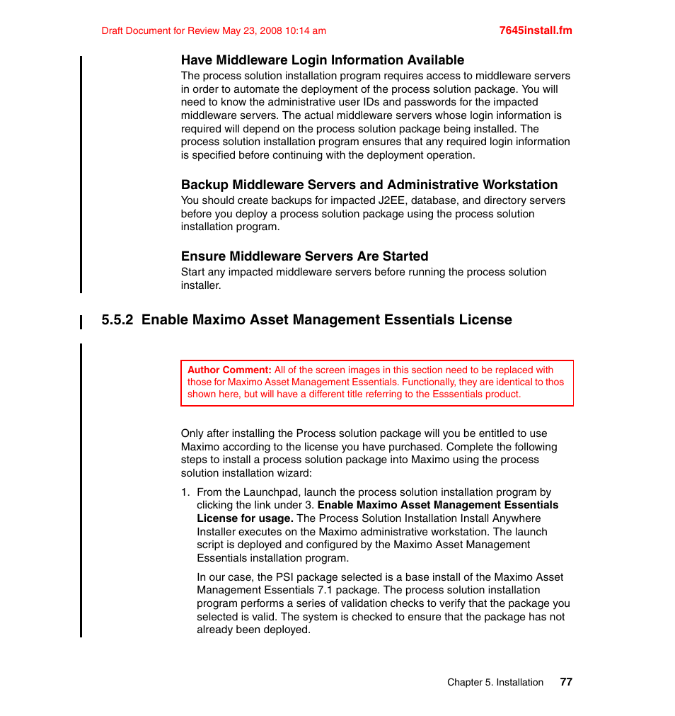 IBM MAXIMO SG24-7645-00 User Manual | Page 91 / 152