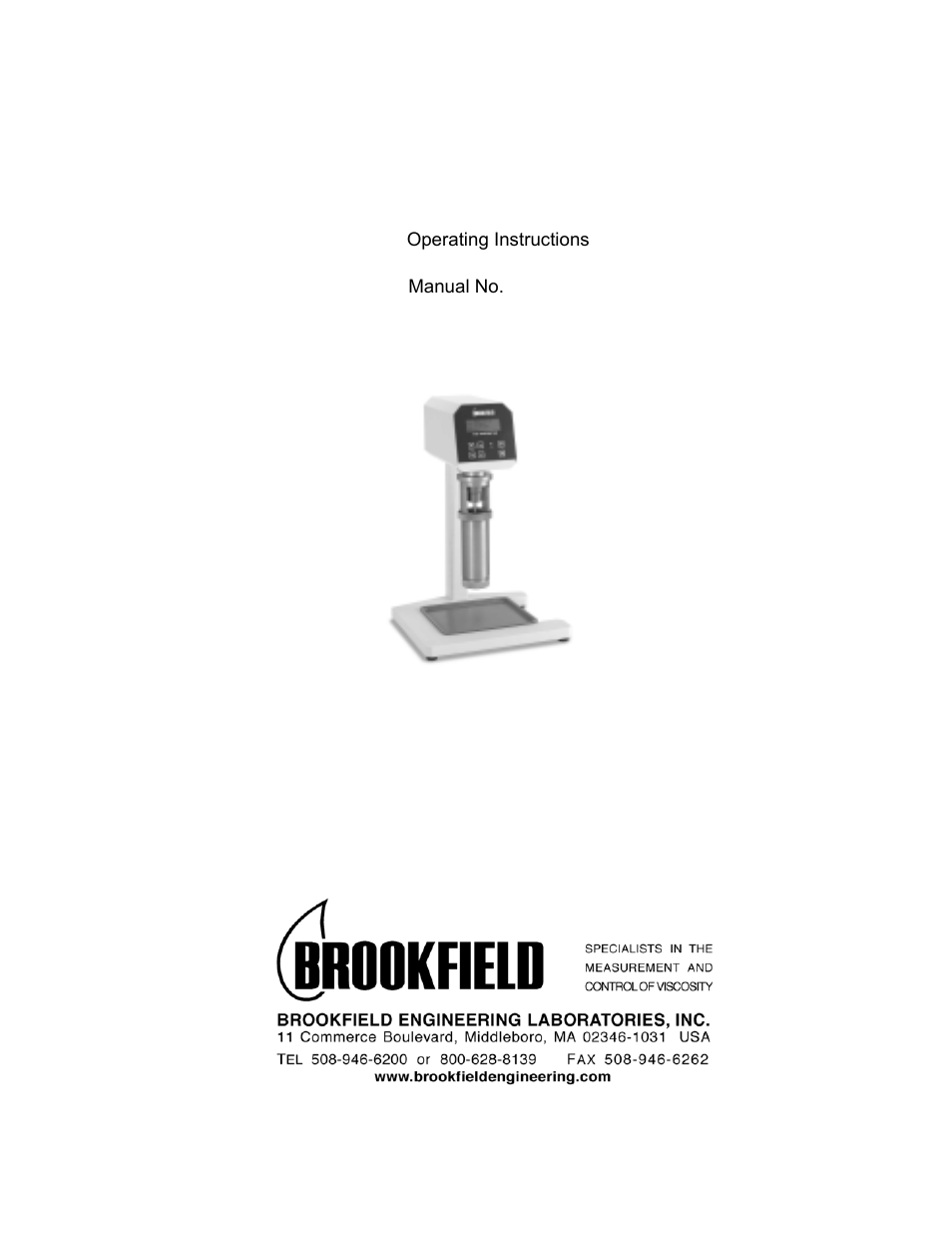 IBM R/S Rheometer M/02-212 User Manual | 65 pages