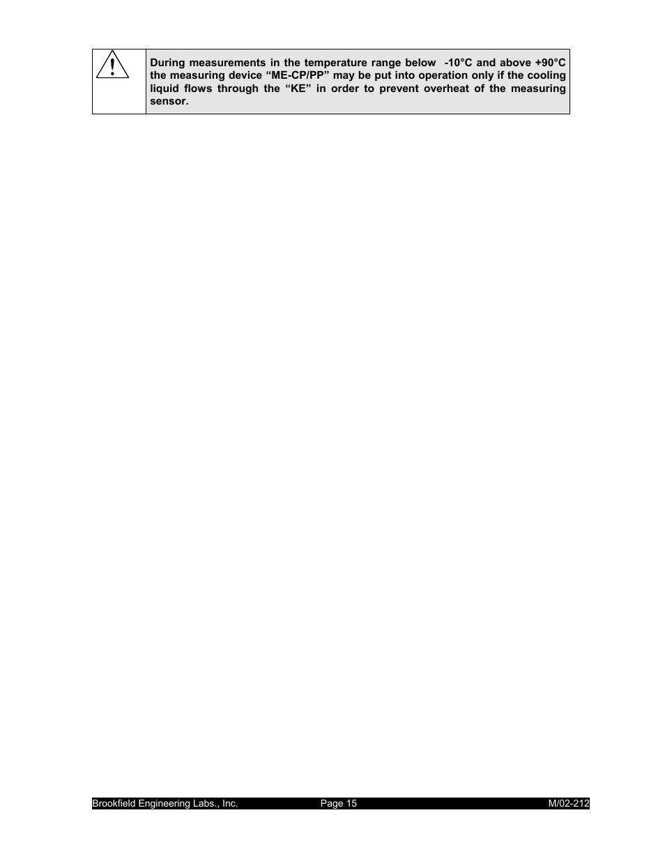 IBM R/S Rheometer M/02-212 User Manual | Page 15 / 65