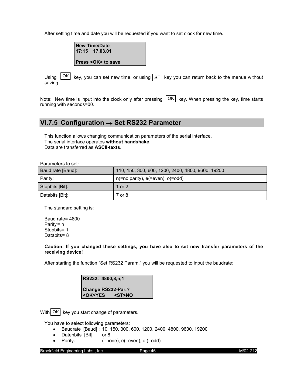 IBM R/S Rheometer M/02-212 User Manual | Page 46 / 65