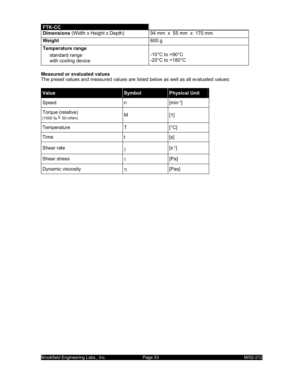 IBM R/S Rheometer M/02-212 User Manual | Page 53 / 65