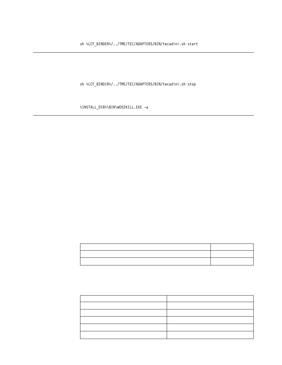 Stopping the adapter, Events listing, Event class structure | IBM Enterprise Console User Manual | Page 93 / 194