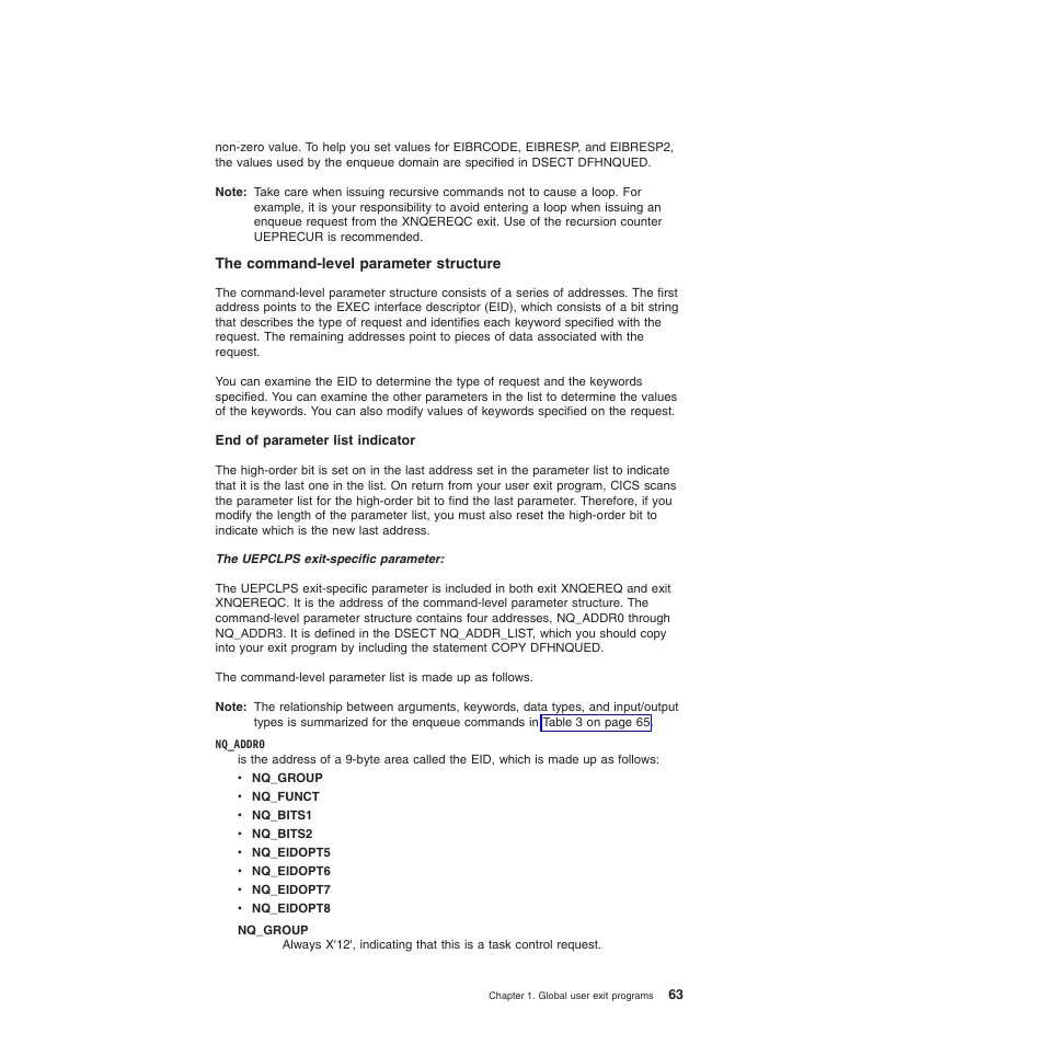 The command-level parameter structure | IBM SC34-6814-04 User Manual | Page 85 / 953