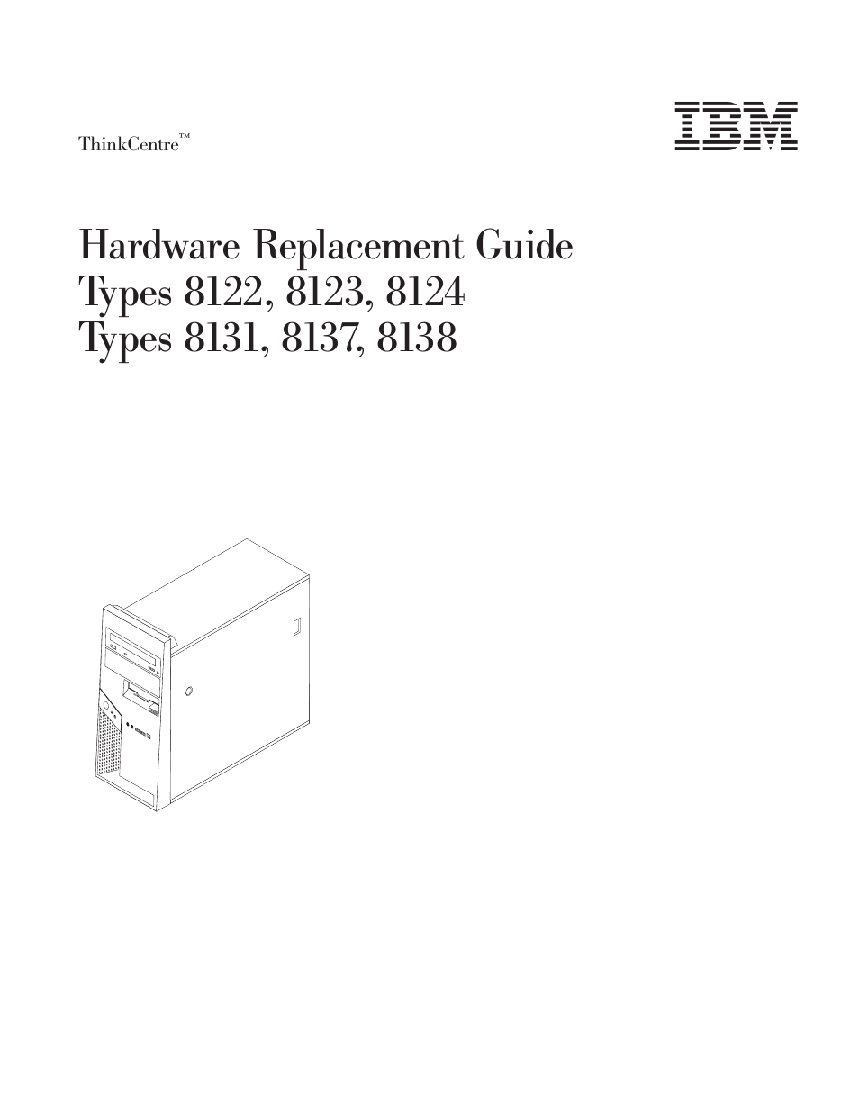 IBM THINKCENTRE 8123 User Manual | 44 pages