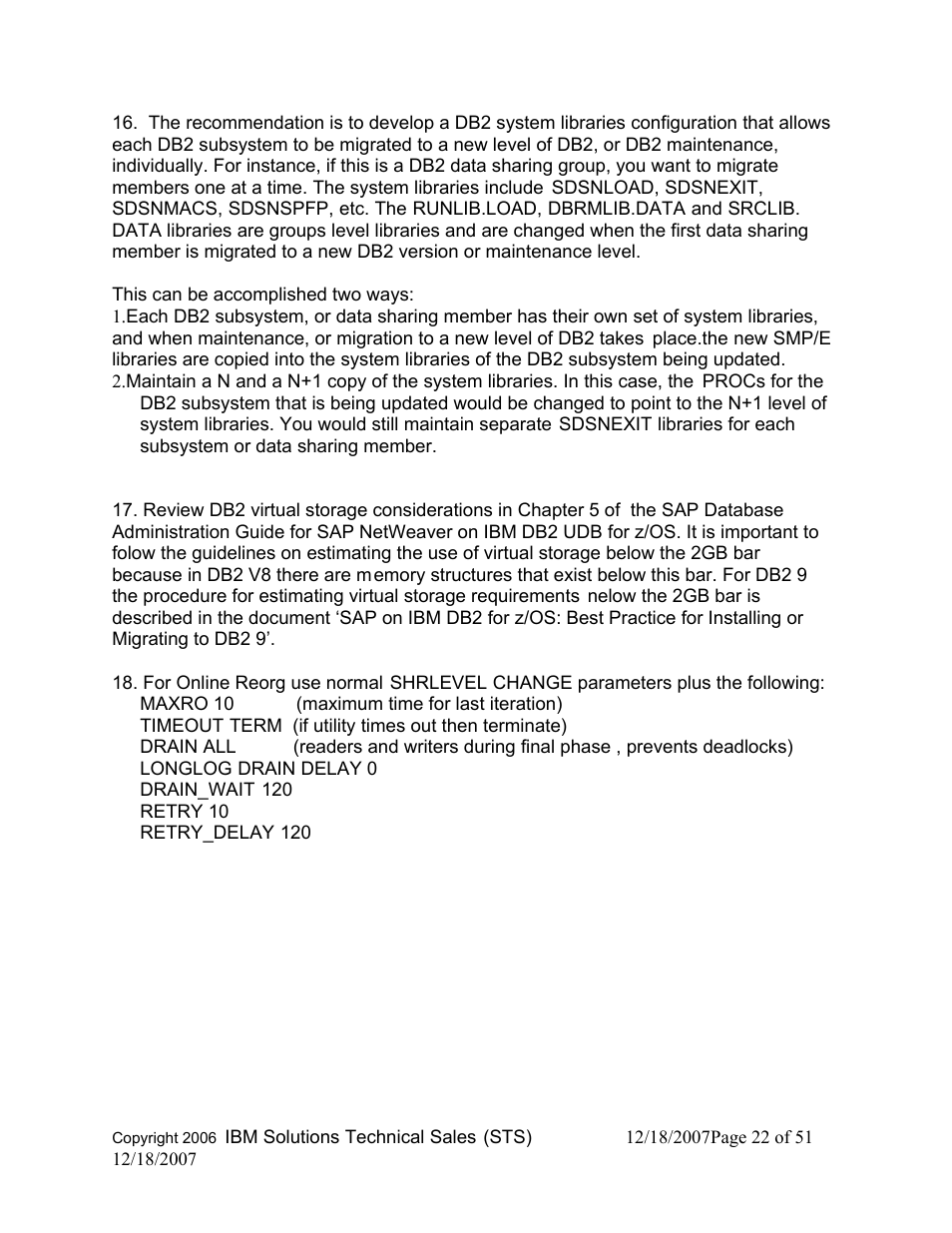 IBM DB2 V8 User Manual | Page 22 / 51