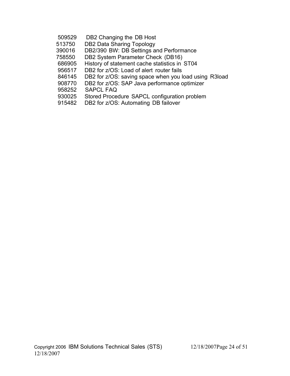 IBM DB2 V8 User Manual | Page 24 / 51