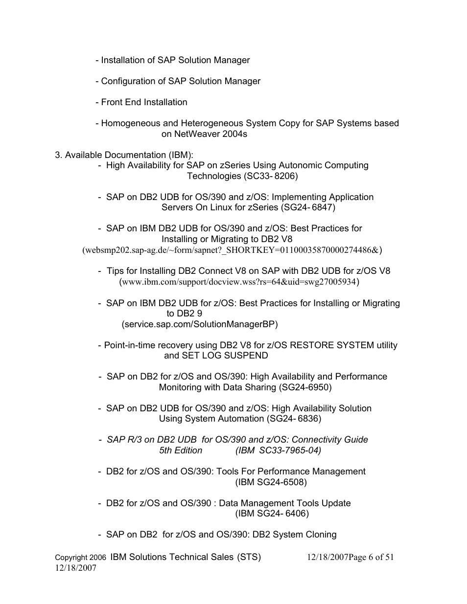 IBM DB2 V8 User Manual | Page 6 / 51