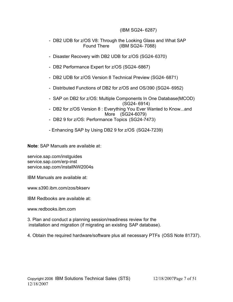 IBM DB2 V8 User Manual | Page 7 / 51