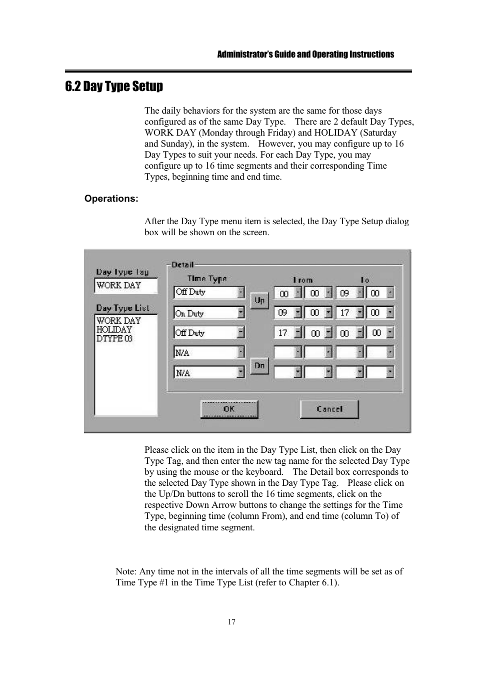2 day type setup | IBM EDR1600 User Manual | Page 21 / 62
