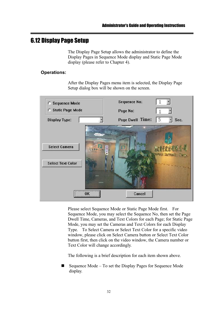 12 display page setup | IBM EDR1600 User Manual | Page 36 / 62