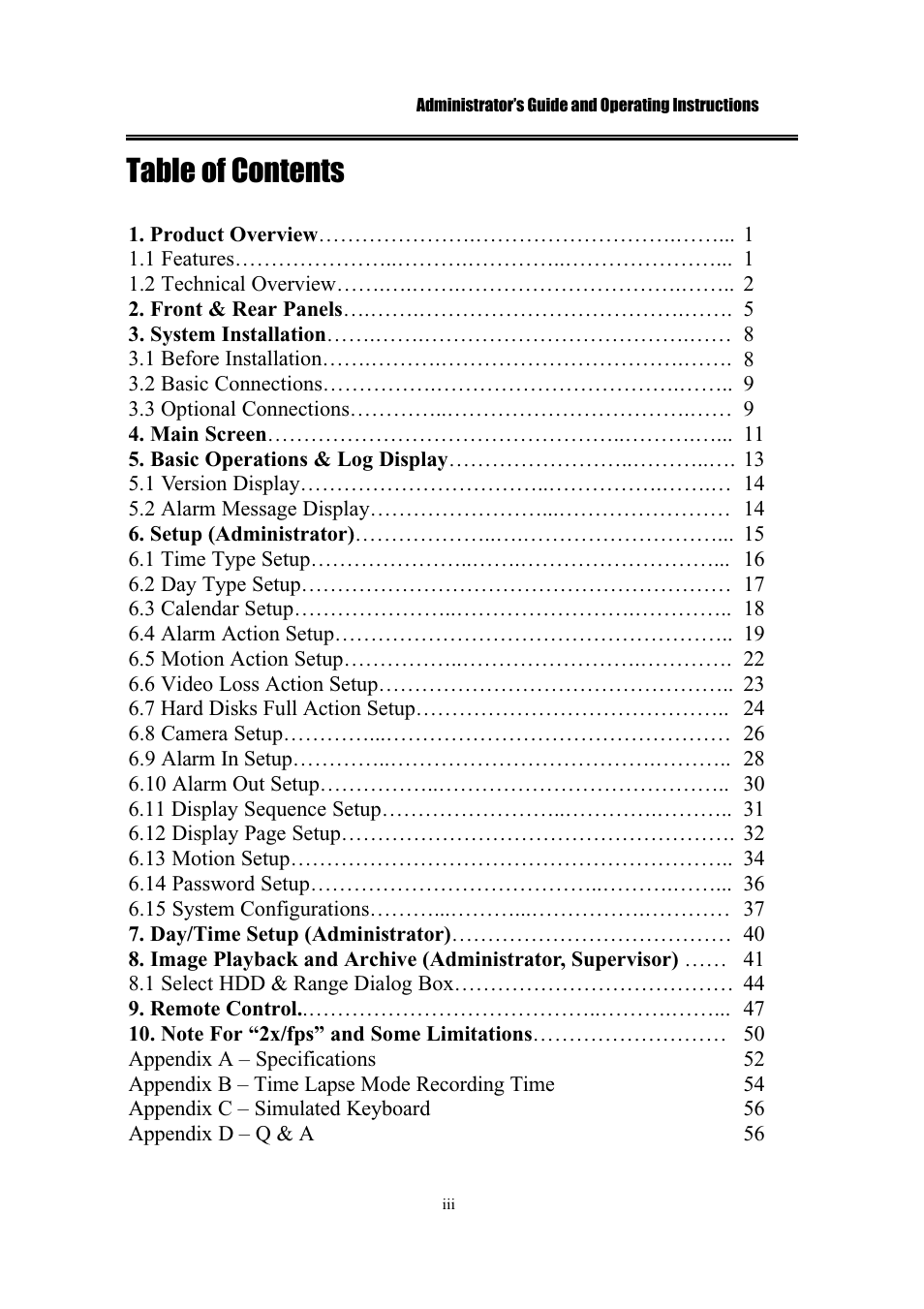IBM EDR1600 User Manual | Page 4 / 62