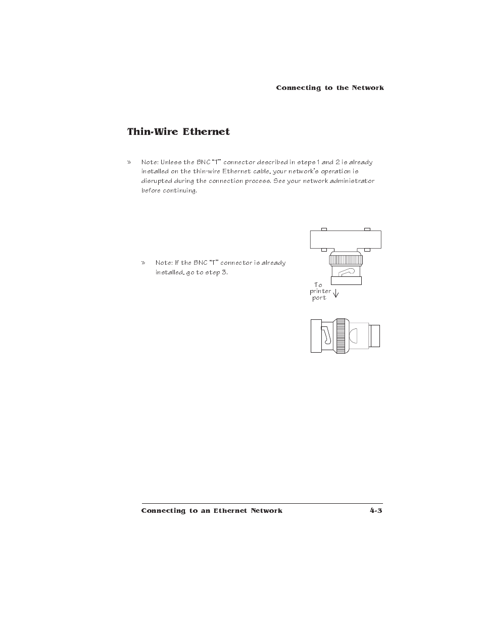Thin-wire ethernet | IBM Print System QMS 1725E User Manual | Page 55 / 94