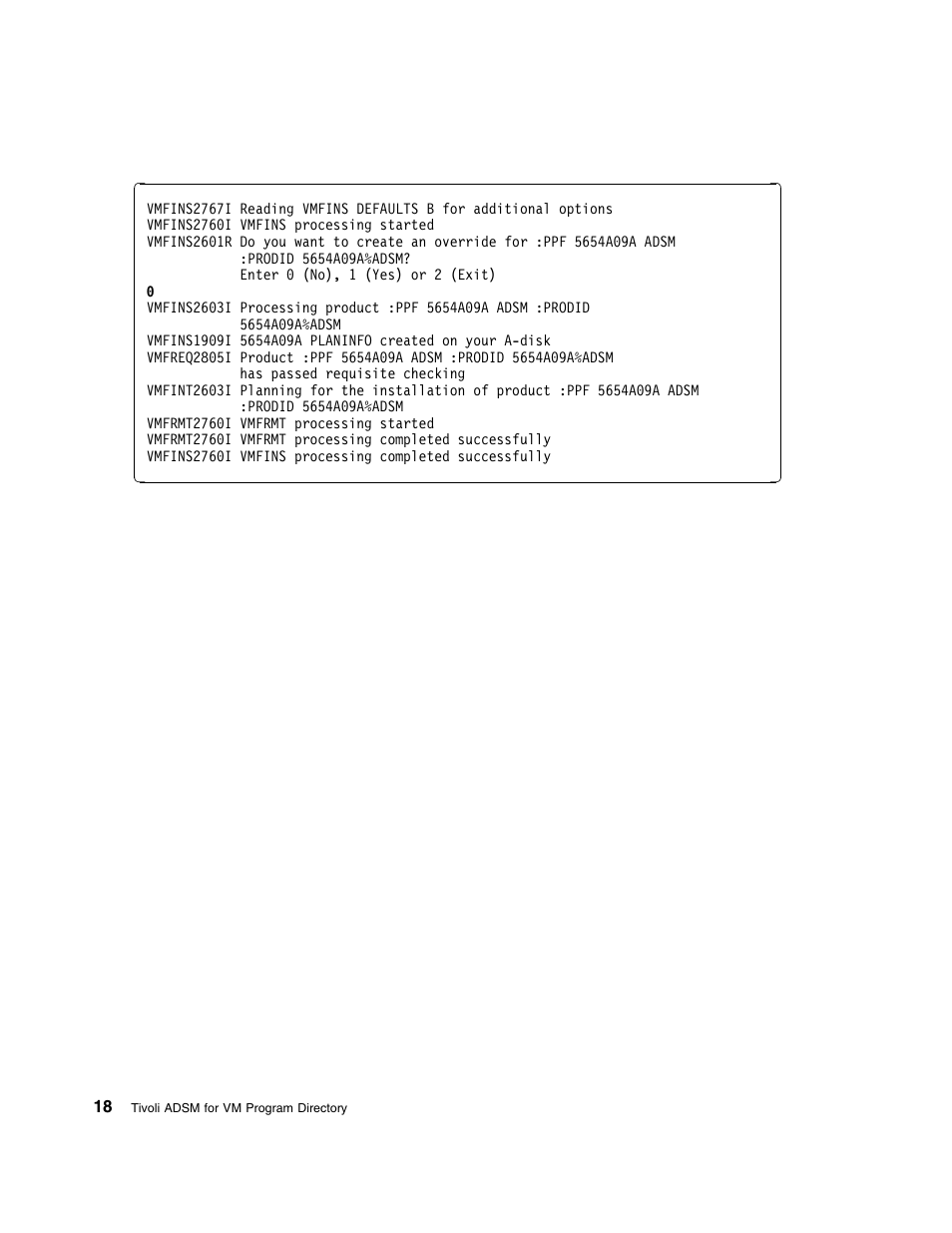 IBM TIVOLI ADSTAR 5697-VM3 User Manual | Page 22 / 62