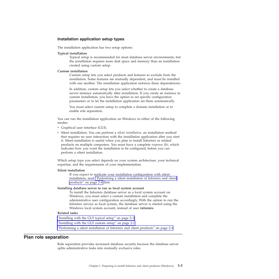 Plan role separation | IBM GC23-7753-05 User Manual | Page 17 / 56