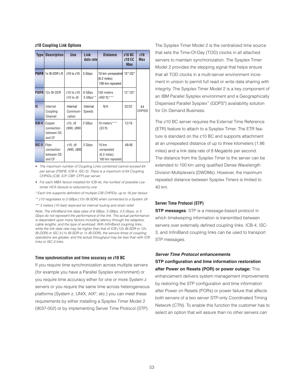 IBM Z10 BUISNESS CLASS Z10 BC User Manual | Page 53 / 67