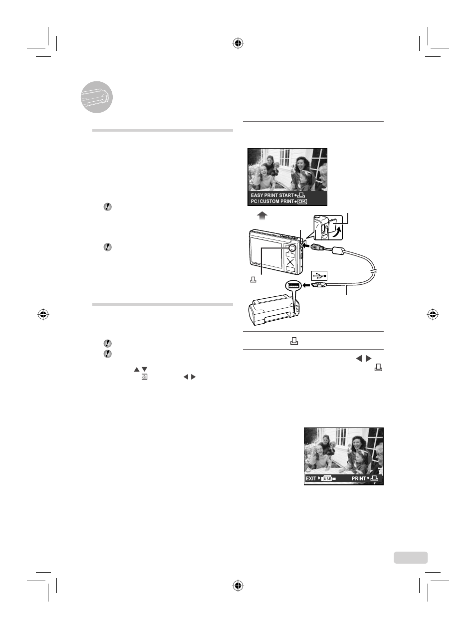 Printing, Direct printing (pictbridge) | IBM u-1070 User Manual | Page 15 / 124