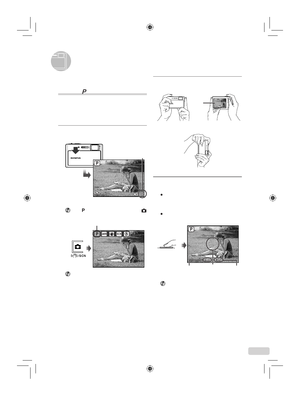 Shooting, playback, and erasing | IBM u-1070 User Manual | Page 7 / 124