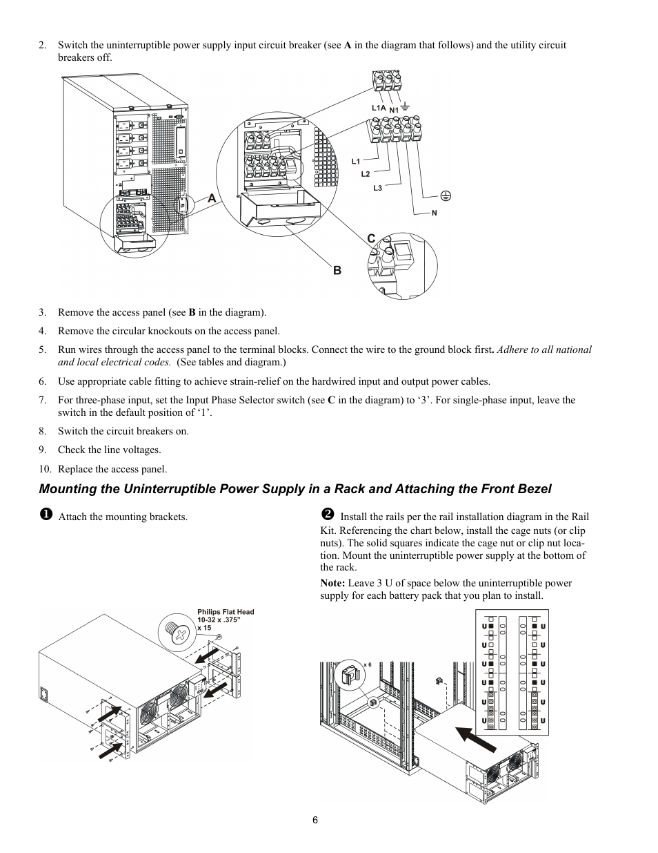 IBM Uninterruptible Power Supply IBM UPS 7500XHV User Manual | Page 10 / 29