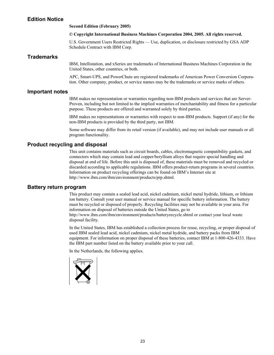 IBM Uninterruptible Power Supply IBM UPS 7500XHV User Manual | Page 27 / 29