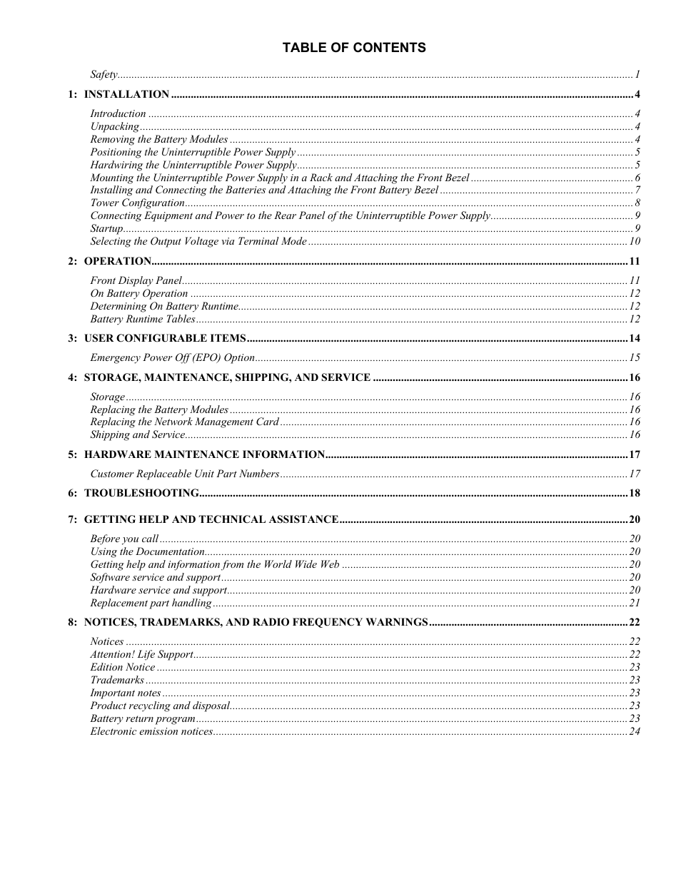 IBM Uninterruptible Power Supply IBM UPS 7500XHV User Manual | Page 3 / 29