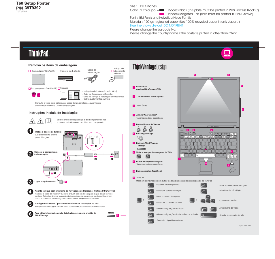 IBM THINKVANTAGE T60 User Manual | 2 pages