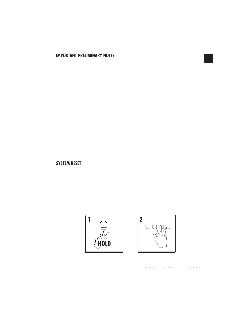 Hold, Introduction v, System reset | IBM PS1500 User Manual | Page 13 / 112