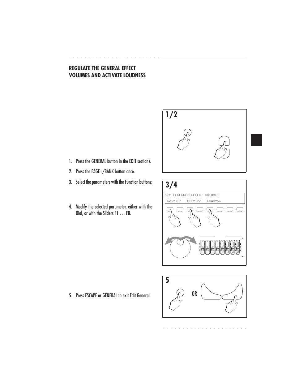 Quick guide 1•15, Press escape or general to exit edit general | IBM PS1500 User Manual | Page 31 / 112
