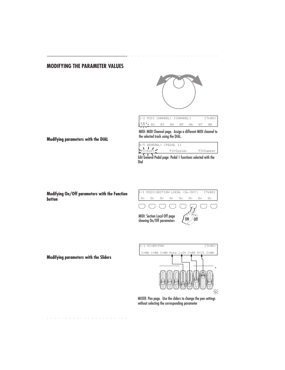 3•14 user guide, Modifying the parameter values | IBM PS1500 User Manual | Page 62 / 112