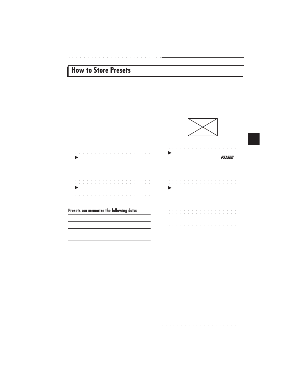How to store presets, Sounds & presets 4•19 | IBM PS1500 User Manual | Page 83 / 112