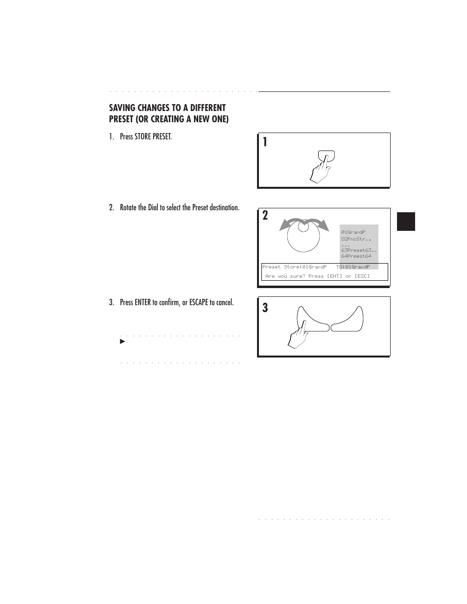 Sounds & presets 4•21 | IBM PS1500 User Manual | Page 85 / 112