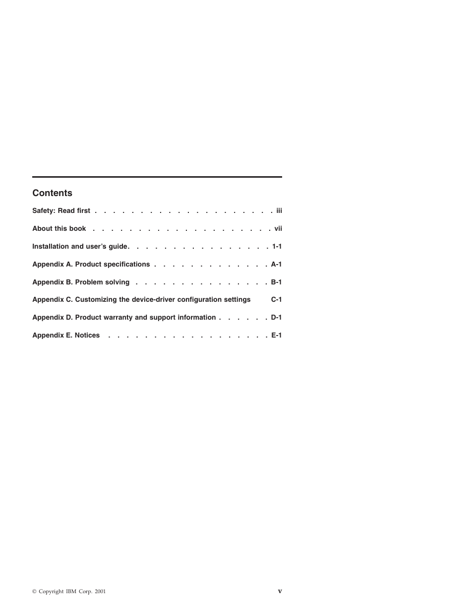 IBM 22P6969 User Manual | Page 5 / 54