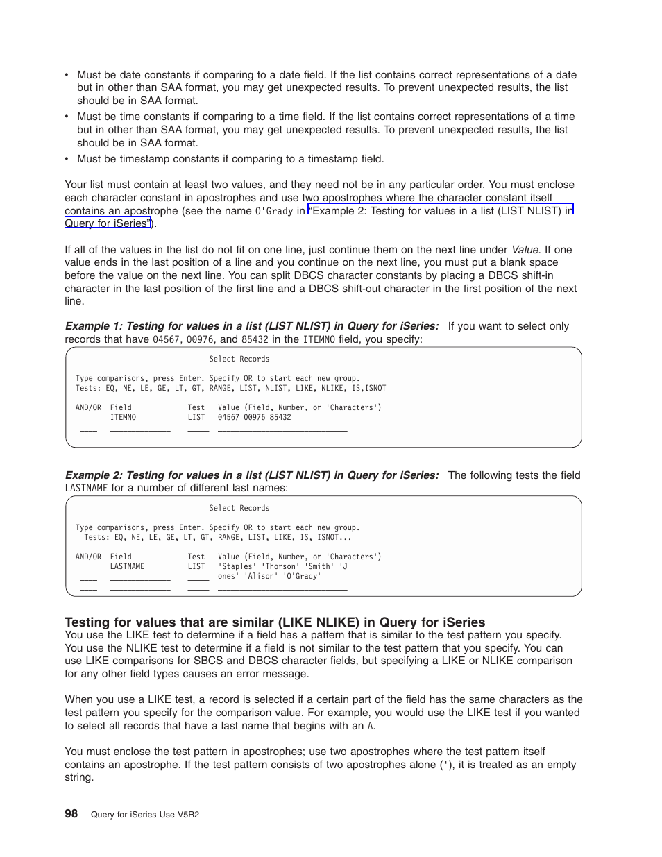 IBM ISERIES SC41-5210-04 User Manual | Page 110 / 294
