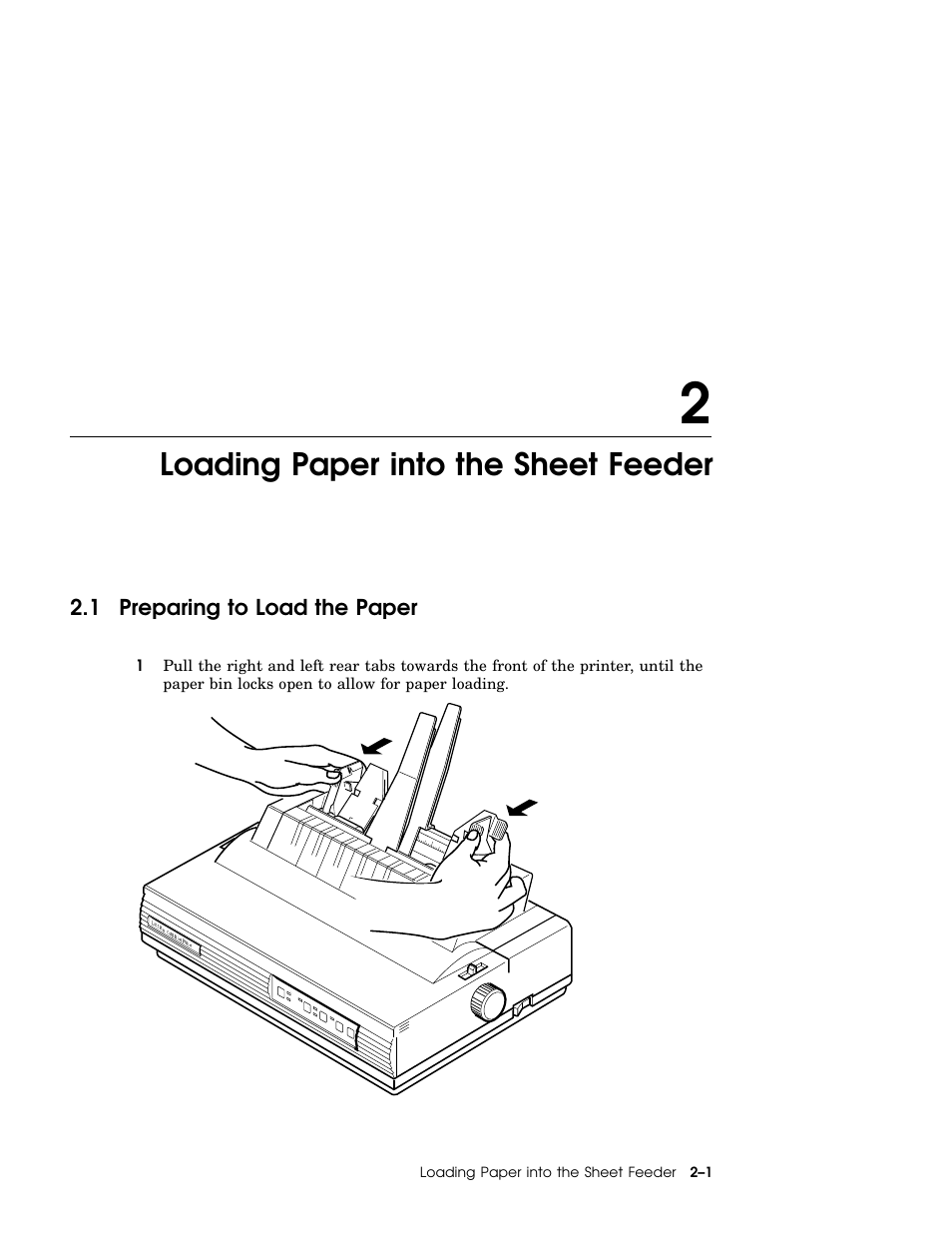 Loading paper into the sheet feeder, 1 preparing to load the paper | IBM LA75P User Manual | Page 15 / 30