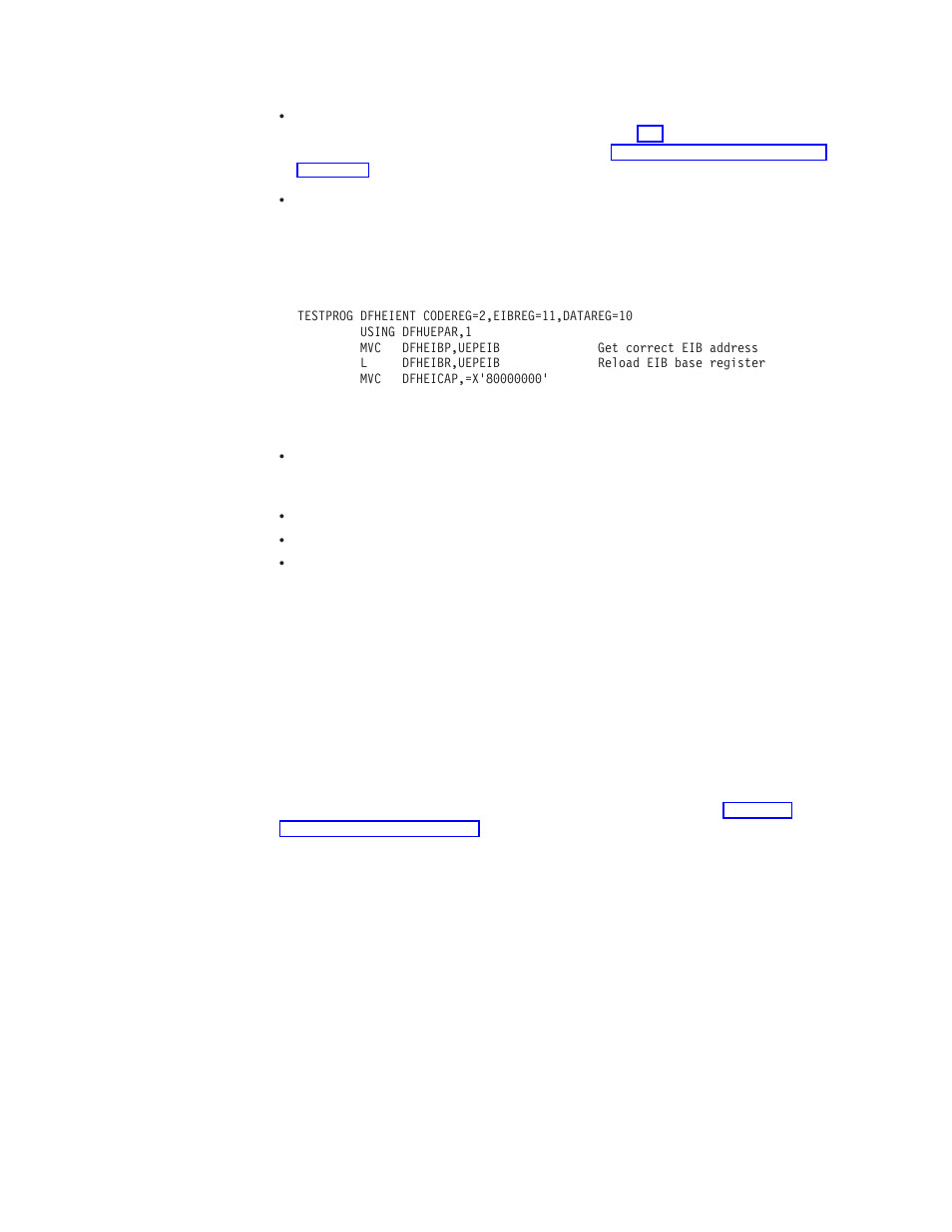 Work areas, The local work area | IBM SC33-1683-02 User Manual | Page 301 / 875