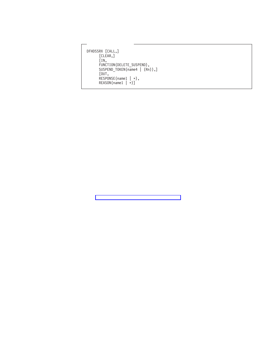The wait_mvs call, Response and reason values for delete_suspend | IBM SC33-1683-02 User Manual | Page 341 / 875