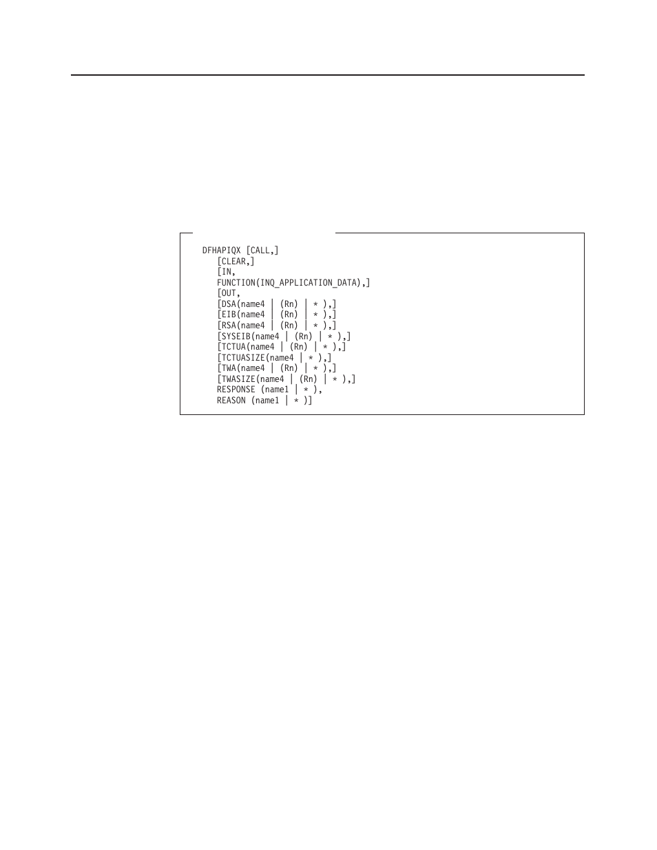State data access functions, The inq_application_data call | IBM SC33-1683-02 User Manual | Page 384 / 875
