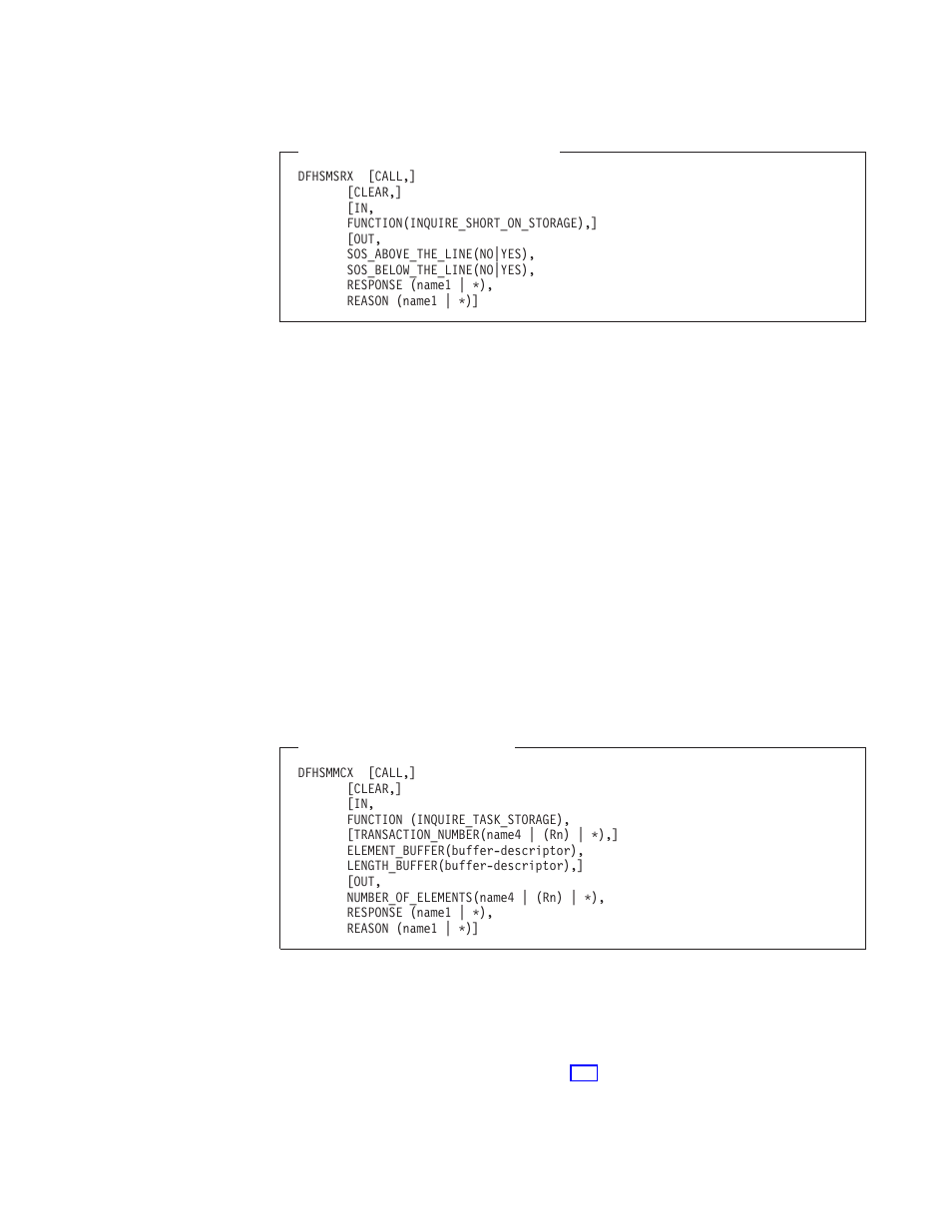 The inquire_task_storage call | IBM SC33-1683-02 User Manual | Page 399 / 875