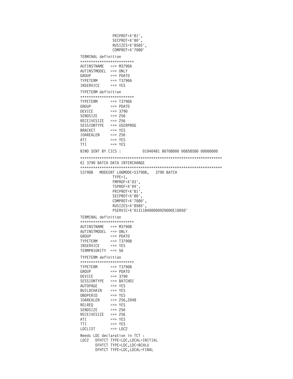 Matching models and logon mode entries 780 | IBM SC33-1683-02 User Manual | Page 812 / 875