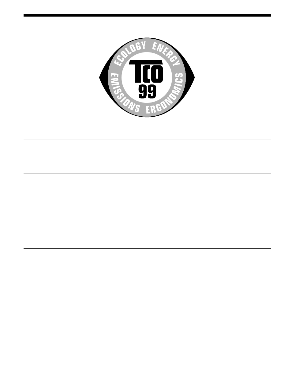 Viii, Tco’99 eco-document | IBM P96 User Manual | Page 124 / 128