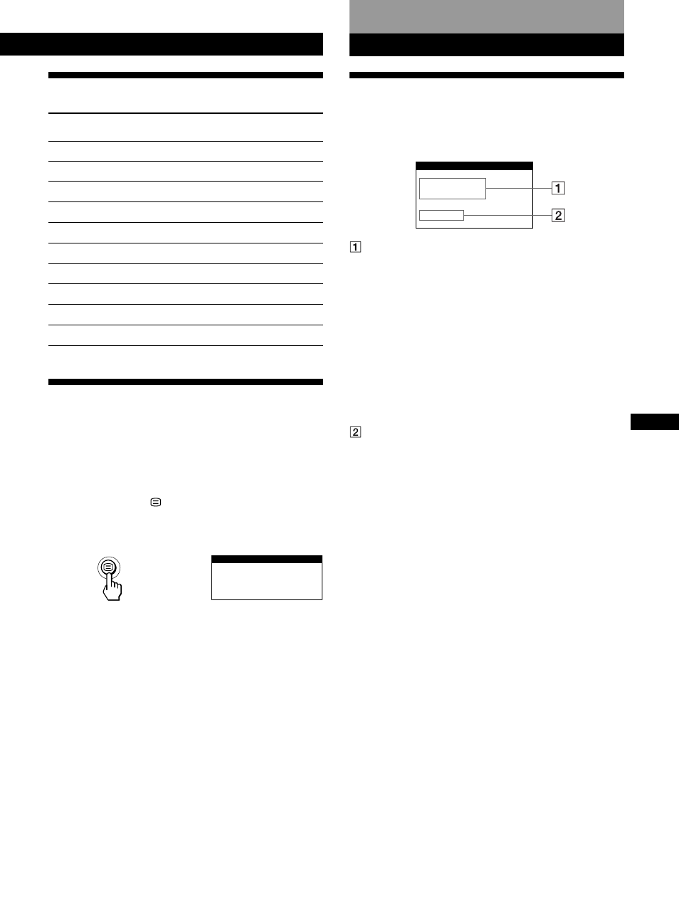 Messages d’avertissement, Affichage des informations sur le moniteur, Modes présélectionnés | Caractéristiques techniques, Fen d es i | IBM P96 User Manual | Page 47 / 128